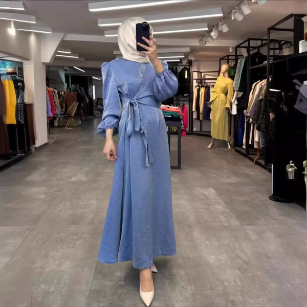 Middle East Series Women's Clothing ~  Blue Dress