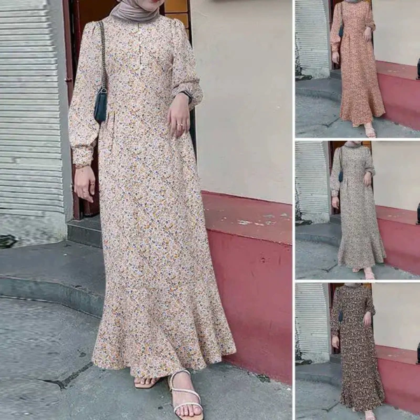 Middle East Series Women's Clothing ~ Beige Dress