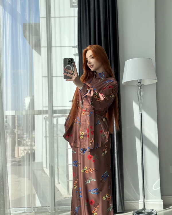 Middle East Series Women's Clothing ~ Brown Dress